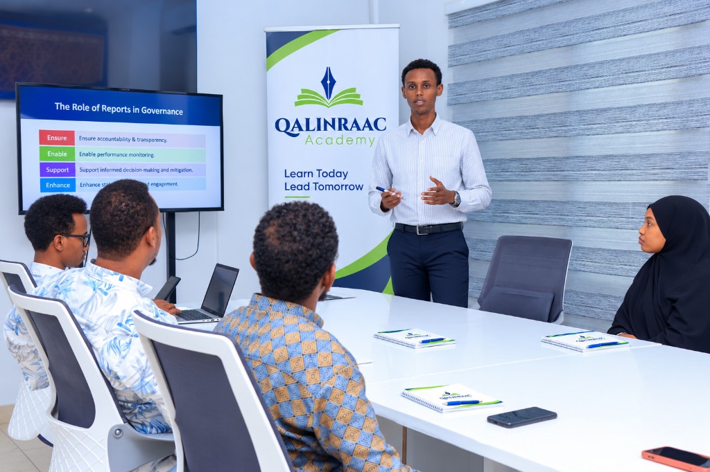 Qalinraac Academy professional training session